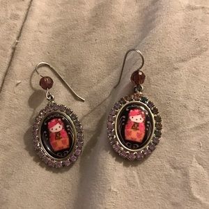 Tarina Tarantino Hello Kitty Earings